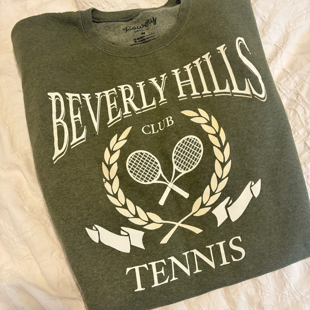 Beverly Hills Club Tennis Sweatshirt - Green